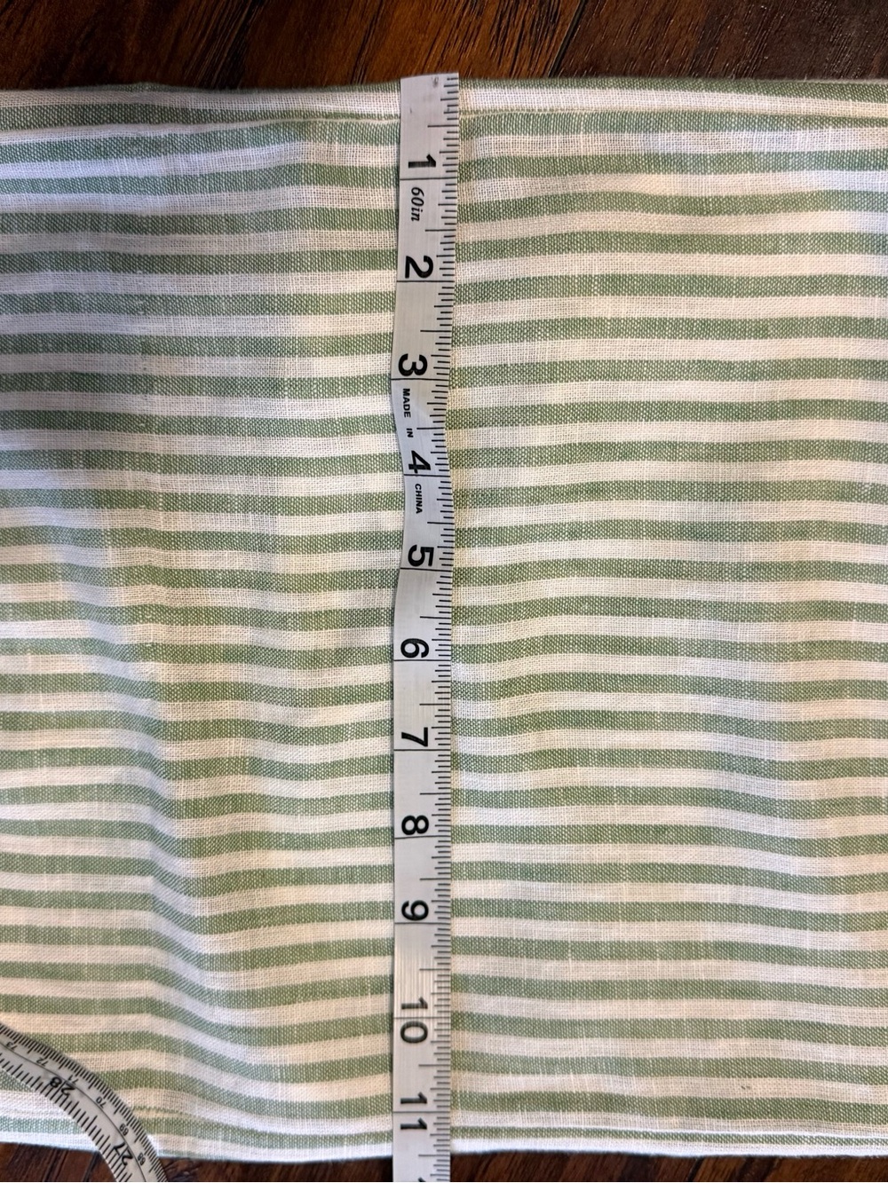 Abercrombie & Fitch Sage-Striped Linen Blend Wide-Leg Pants Size 6/28 - Picture 15 of 16